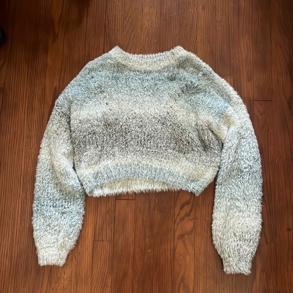 cropped wool sweater